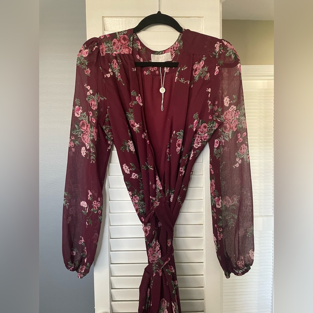 Waef Floral Wrap Maxi Dress
